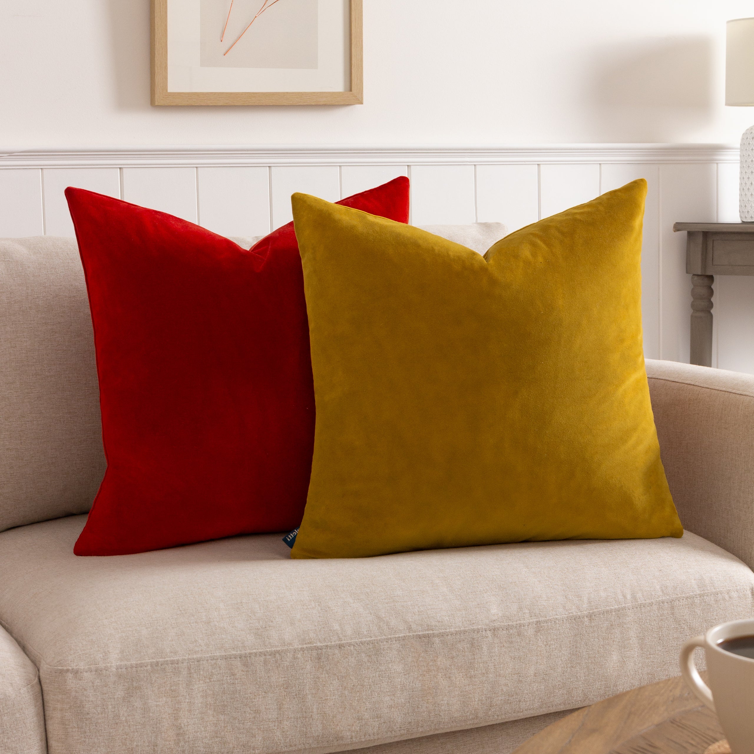 Sunningdale Velvet Square Cushion
