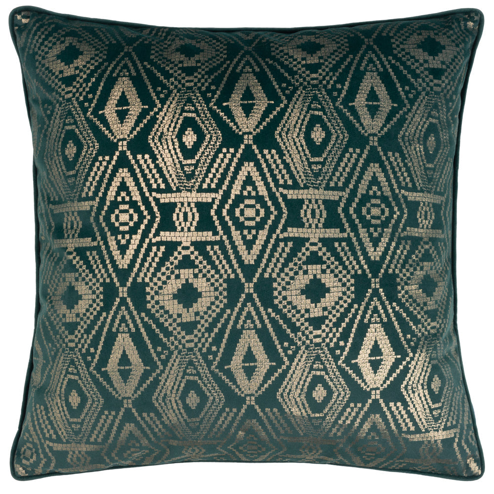 Tayanna Metallic Velvet Cushion
