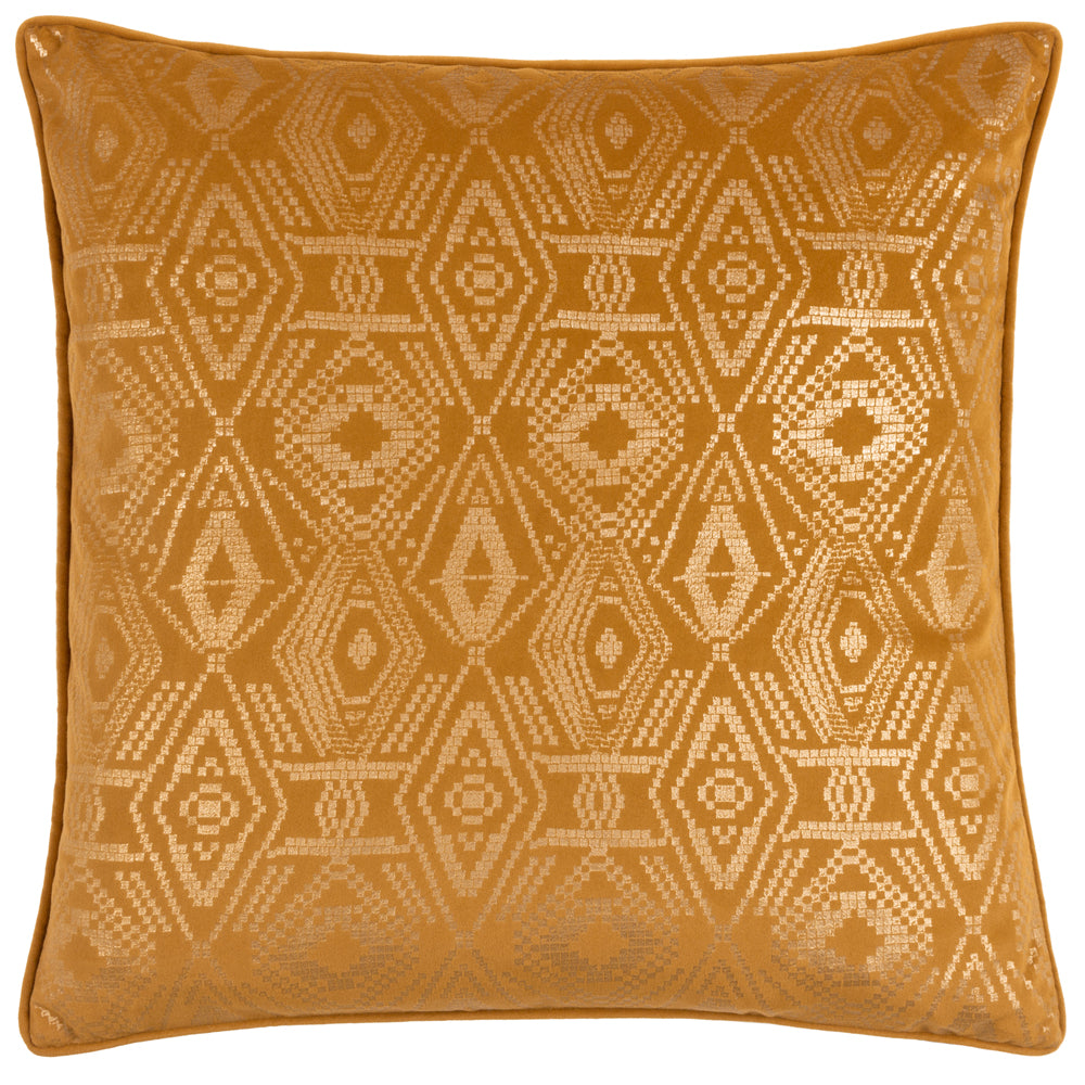 Tayanna Metallic Velvet Cushion