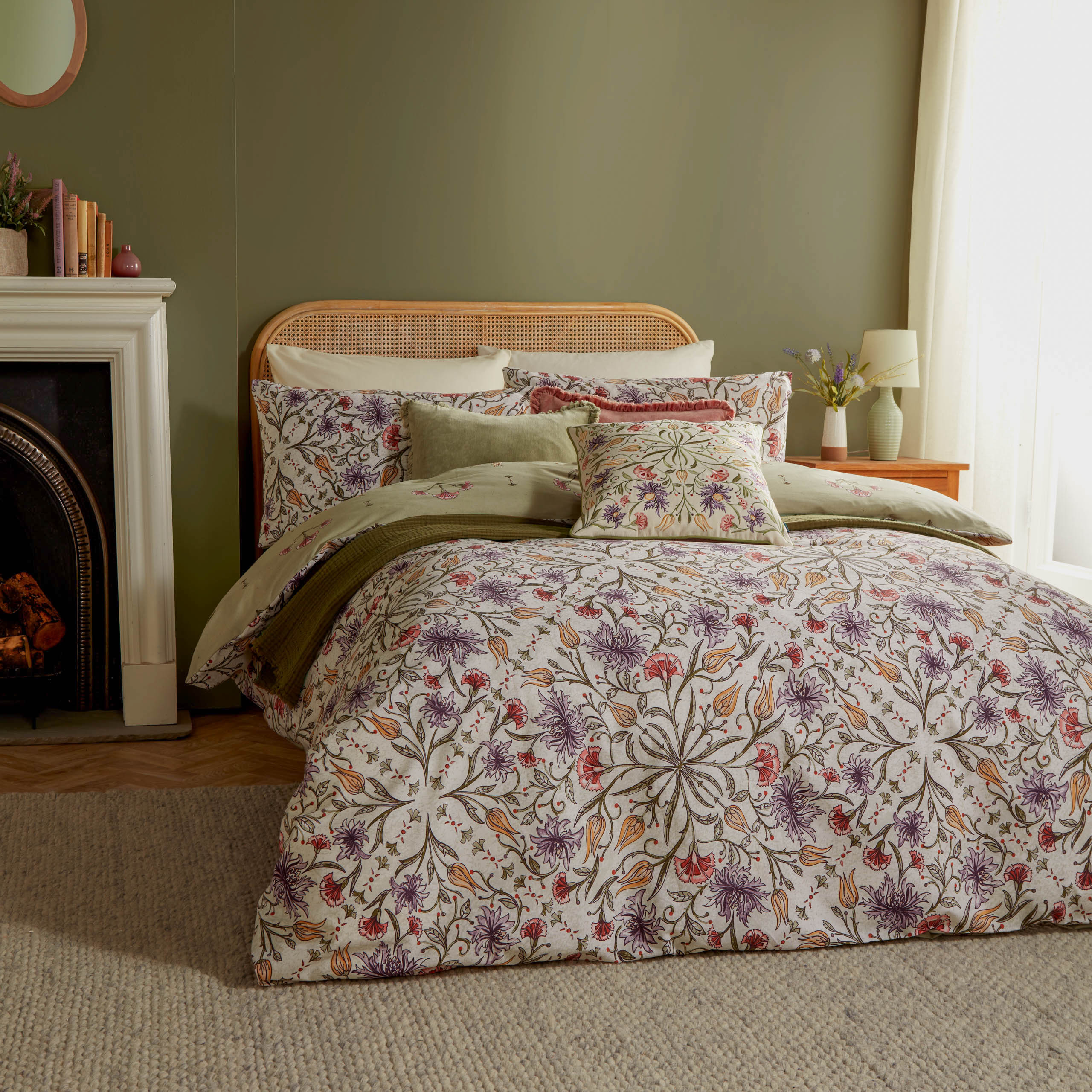 Tilda Floral Printed Duvet Cover Set
