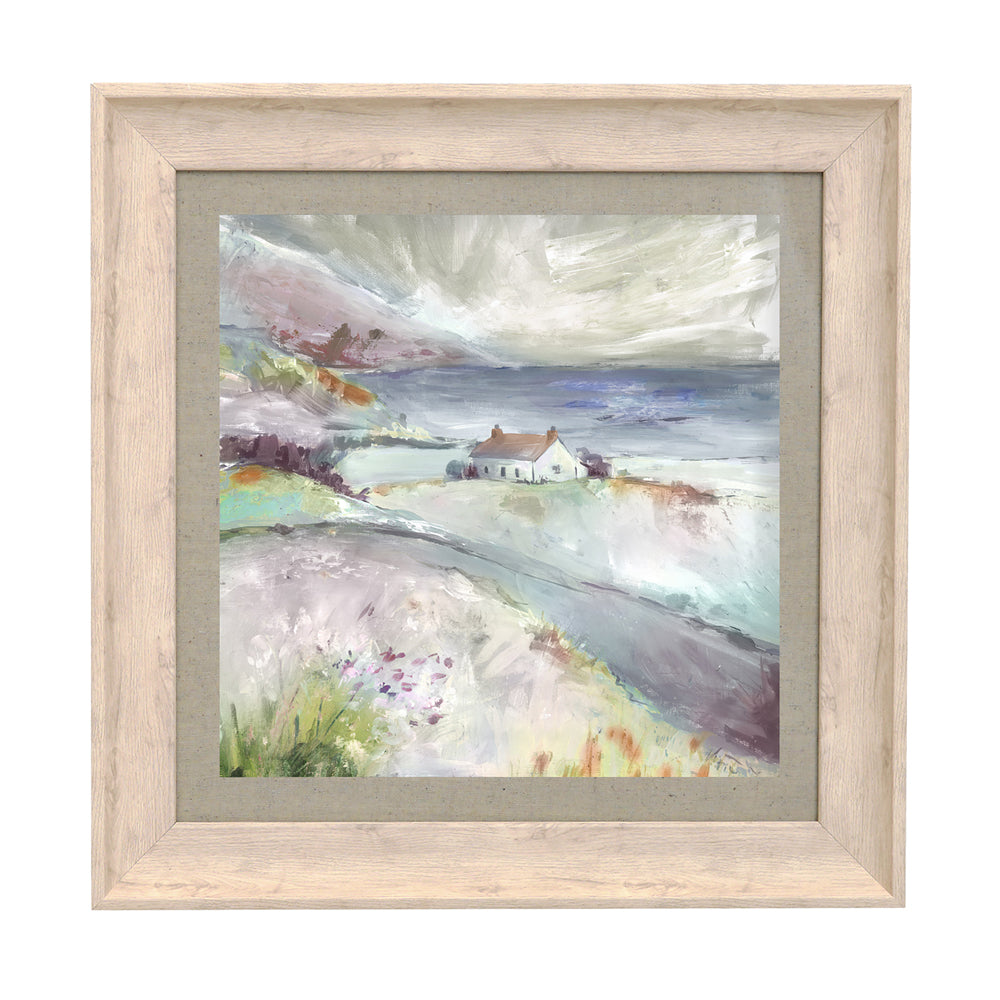 Tree Top Cottage Framed Print