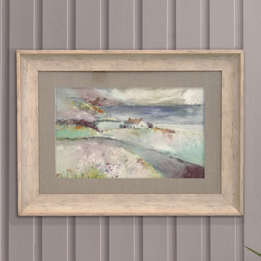 Tree Top Cottage Framed Print