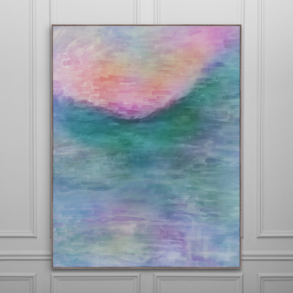 Tulla Hibiscus Framed Canvas