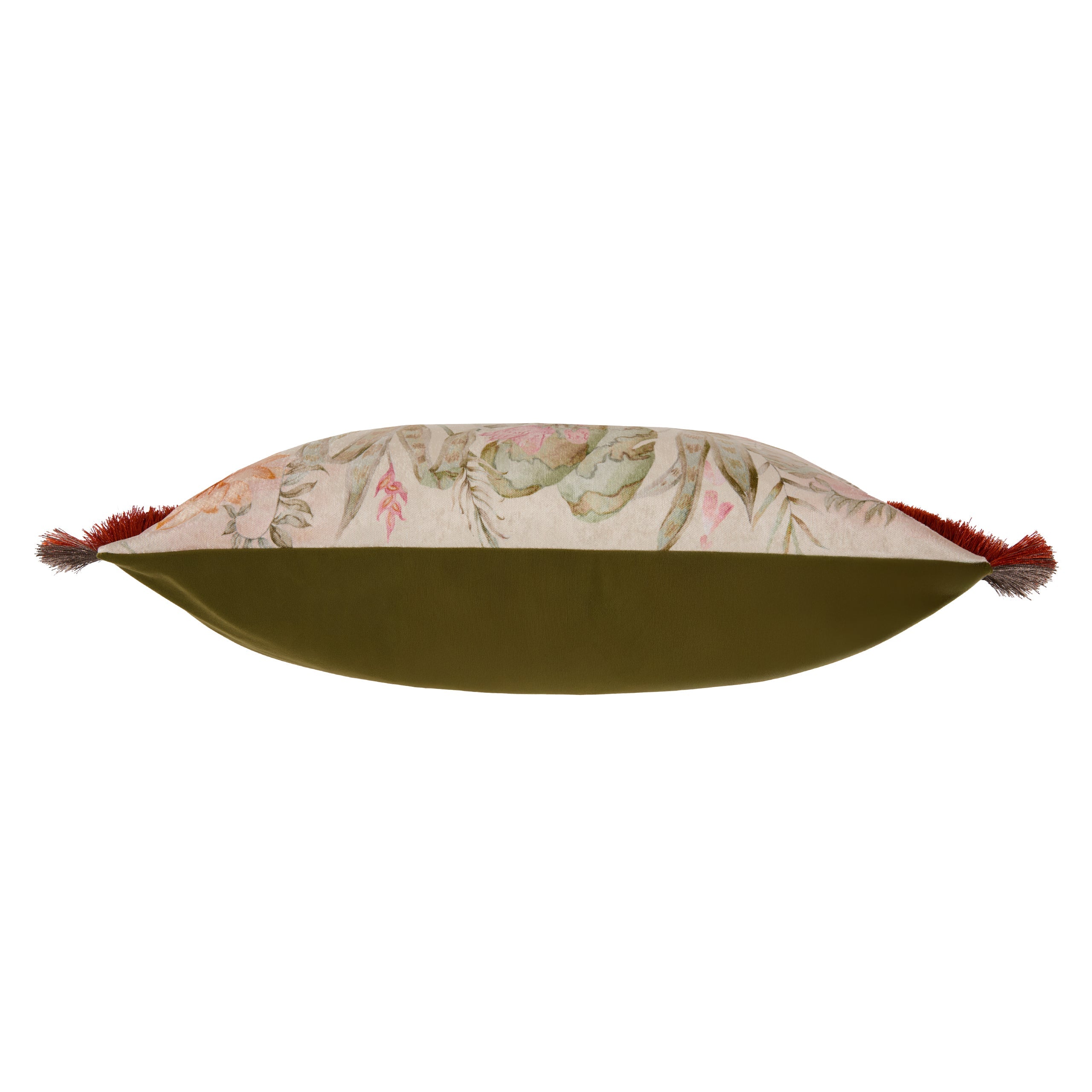 Tropical Utopia Printed Velvet Cushion