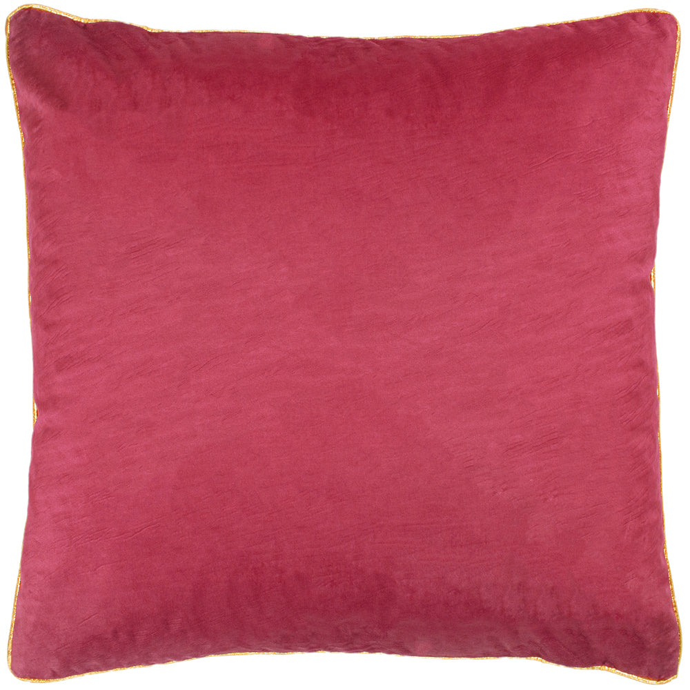 12 Days of Xmas Embroidered Cushion Gold