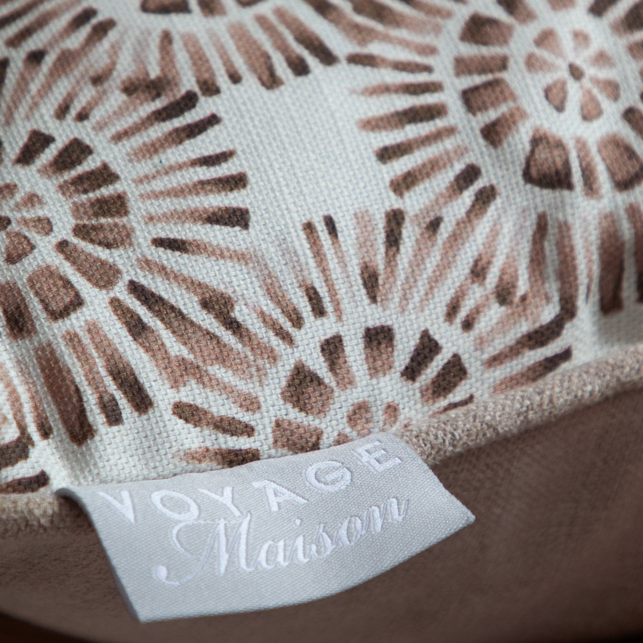 Vali Printed Piped Cushion