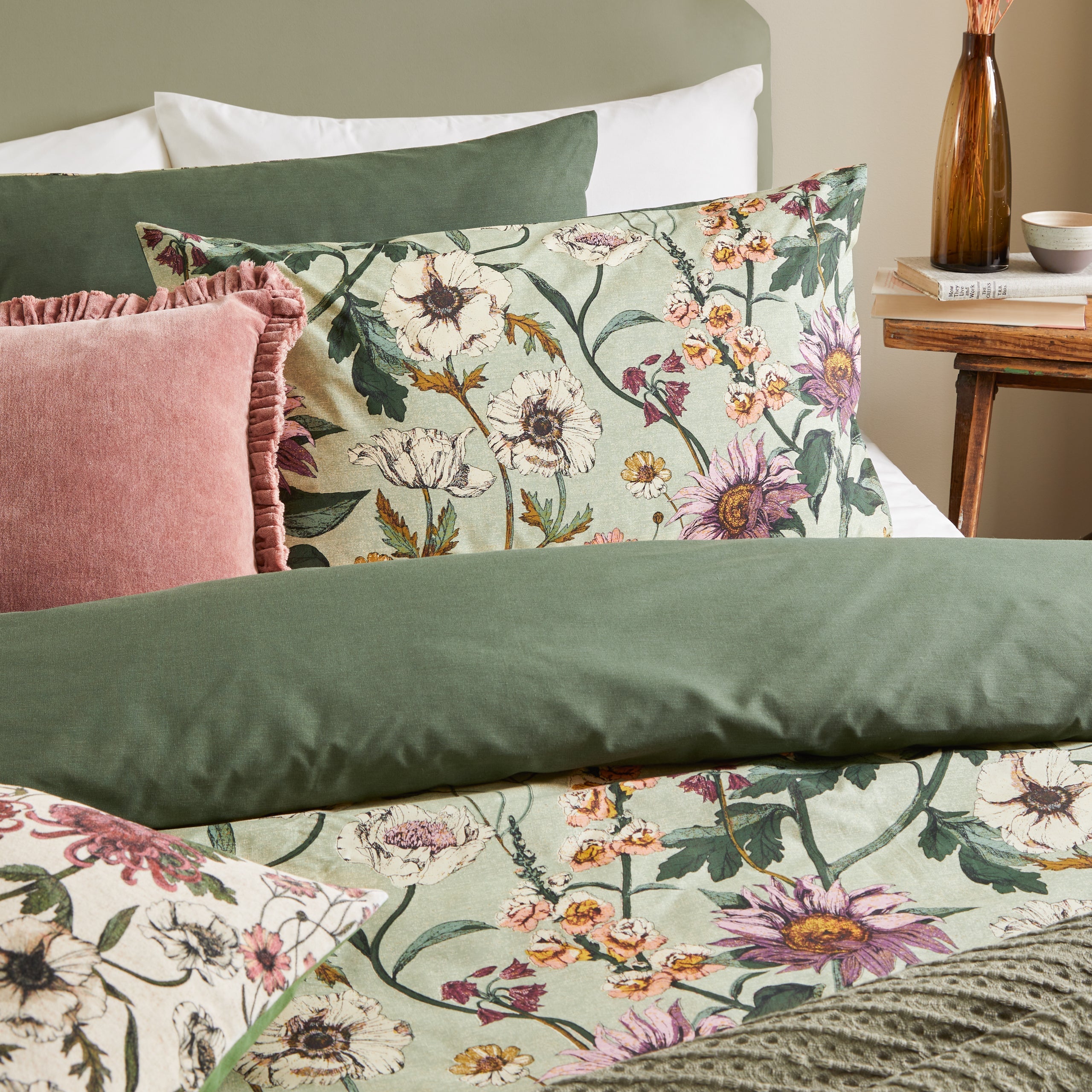 Wallflower Botanical Duvet Cover Set