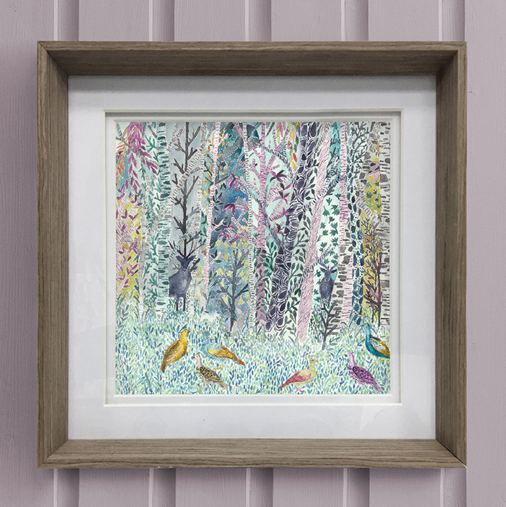 Whimsical Forest Framed Print