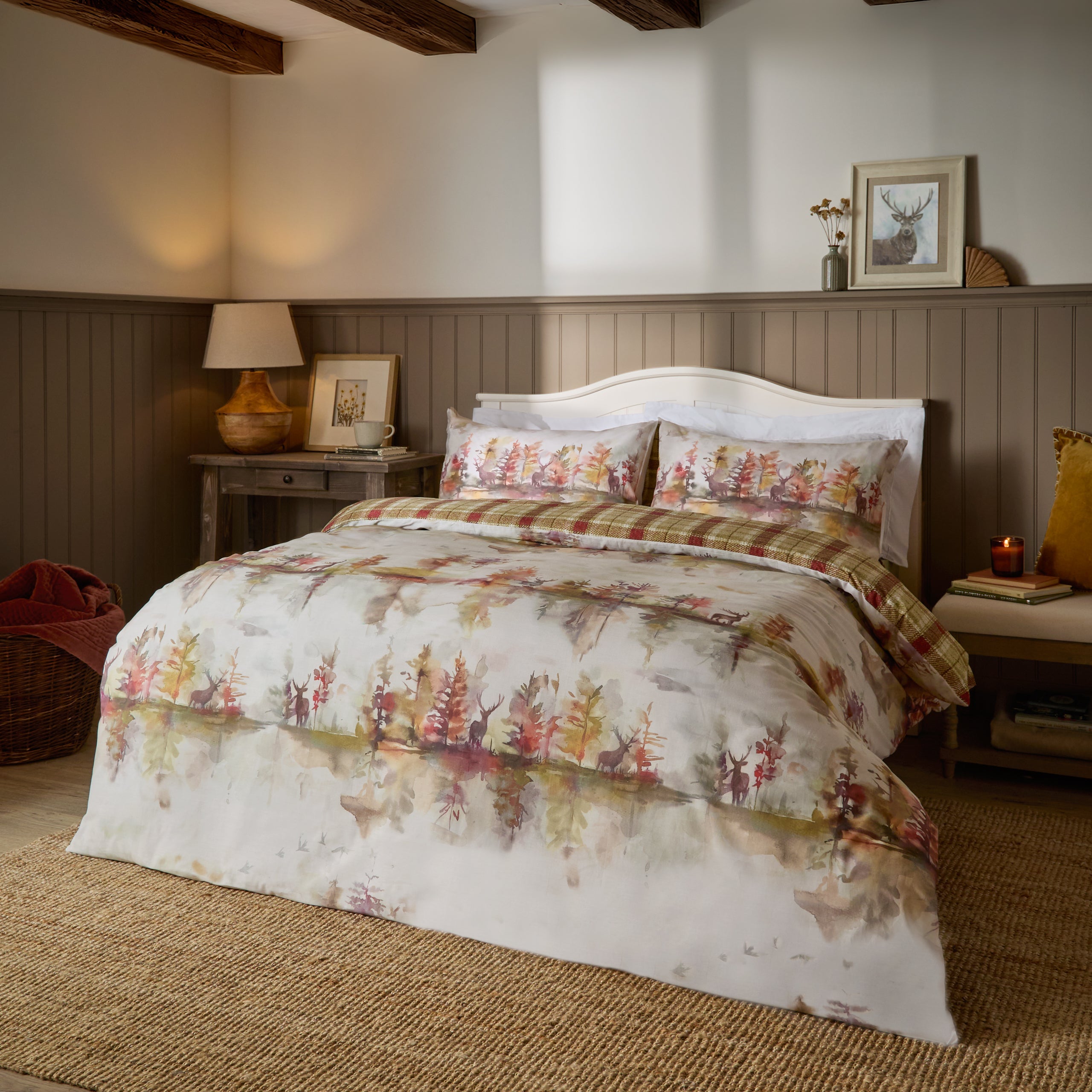 Wilderness 100% Cotton Reversible Duvet Cover Set