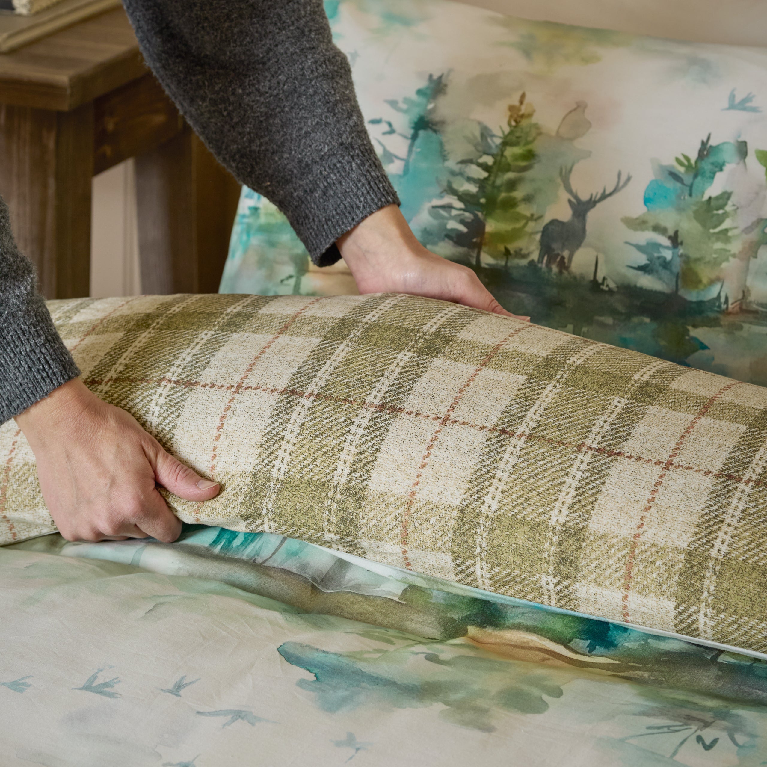 Wilderness 100% Cotton Reversible Duvet Cover Set