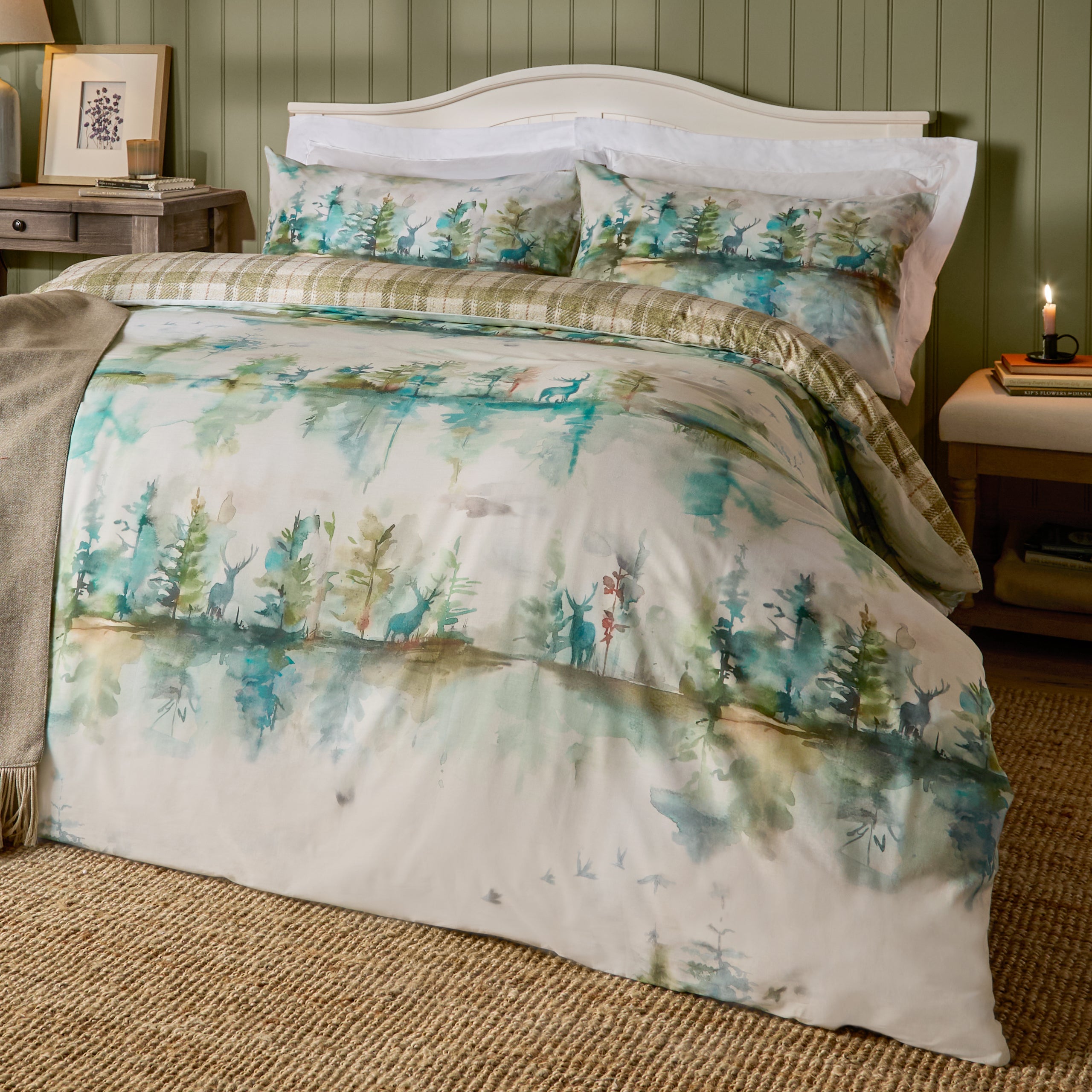 Wilderness 100% Cotton Reversible Duvet Cover Set