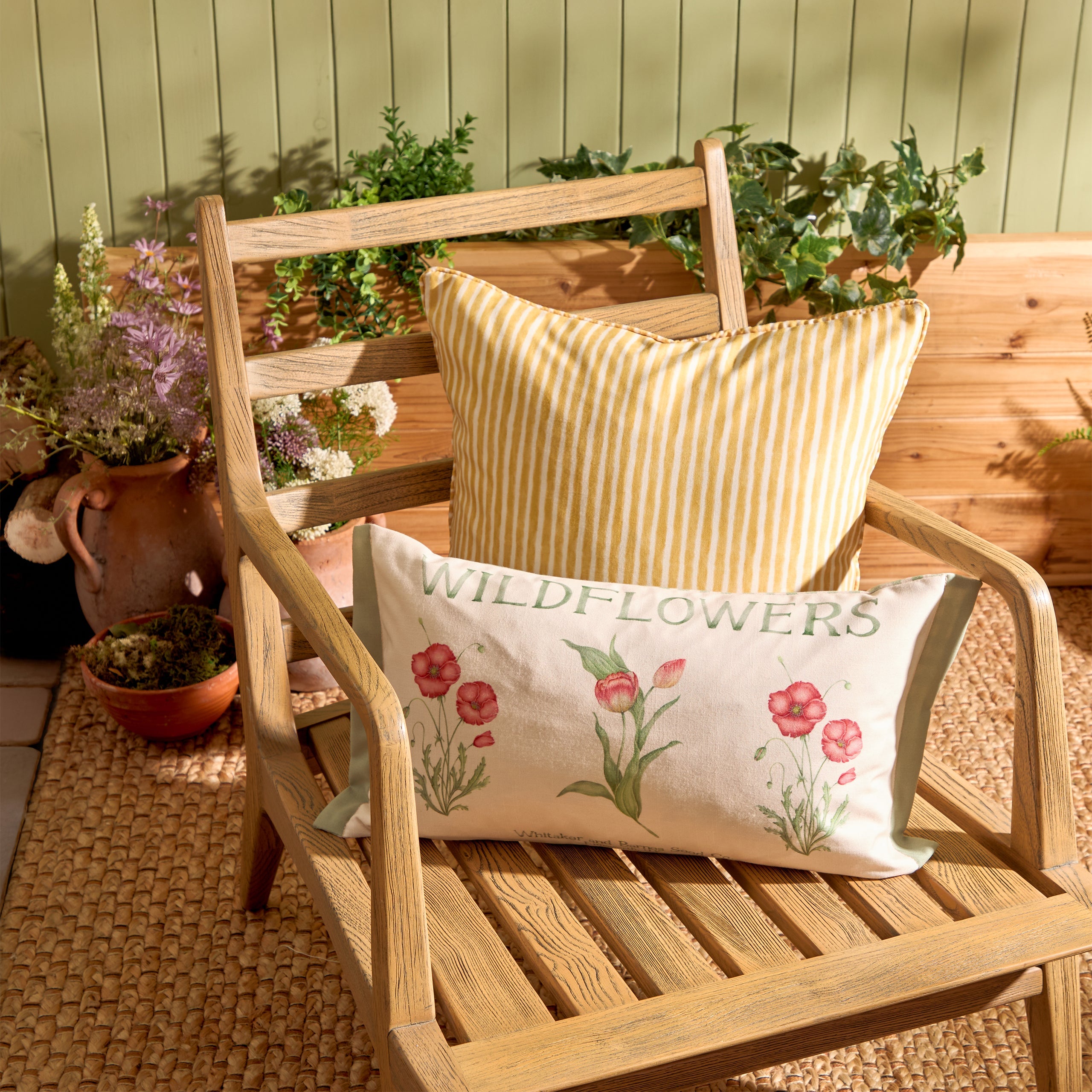 Wildflowers Printed Outdoor Cushion