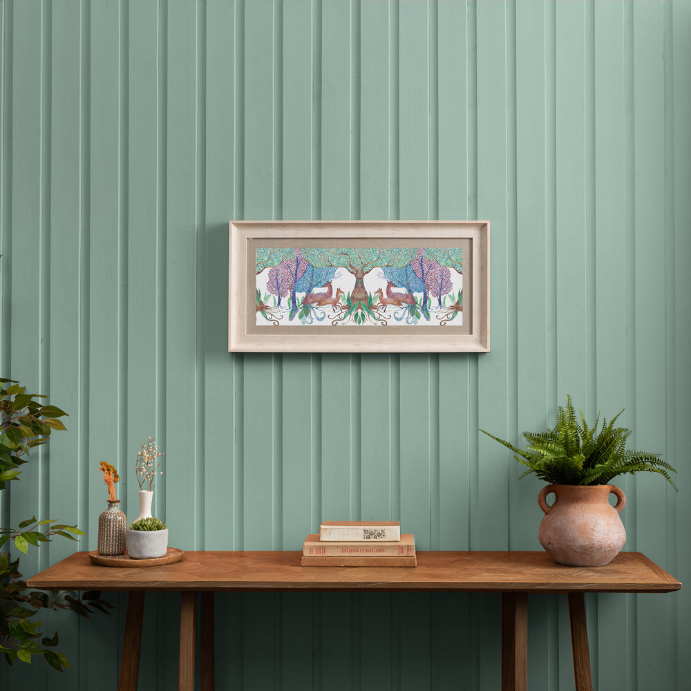 Willow Woods Framed Print