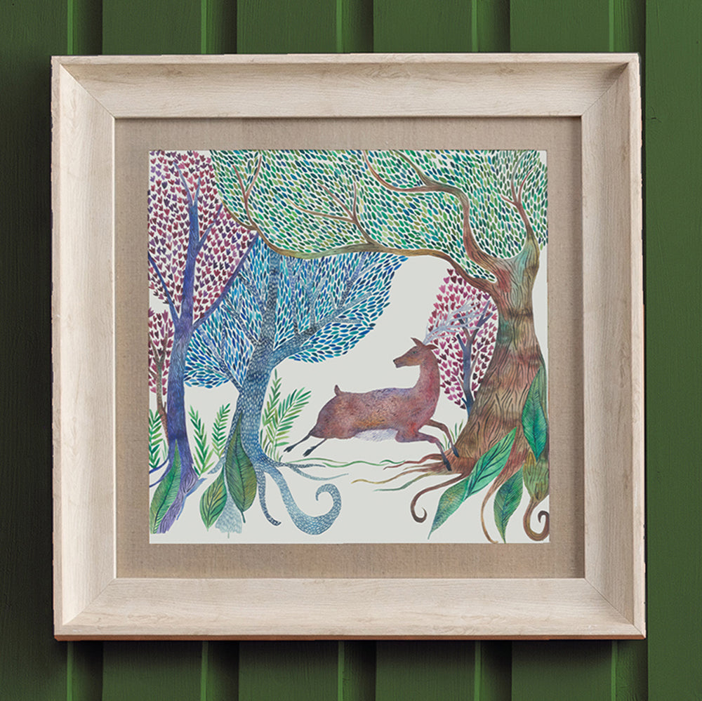 Willow Woods Framed Print