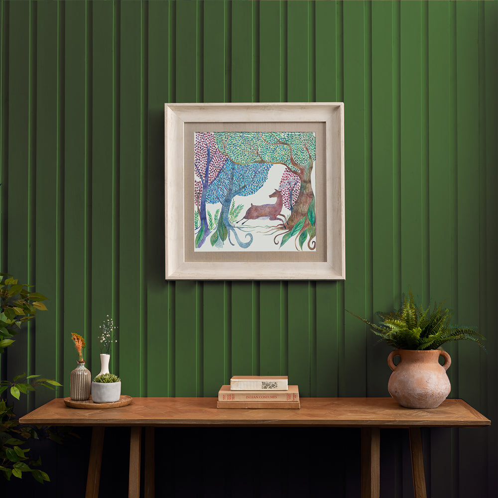 Willow Woods Framed Print