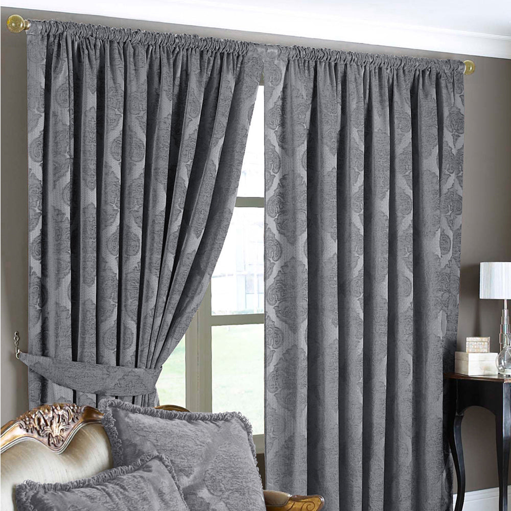 Winchester Jacquard Pencil Pleat Curtains