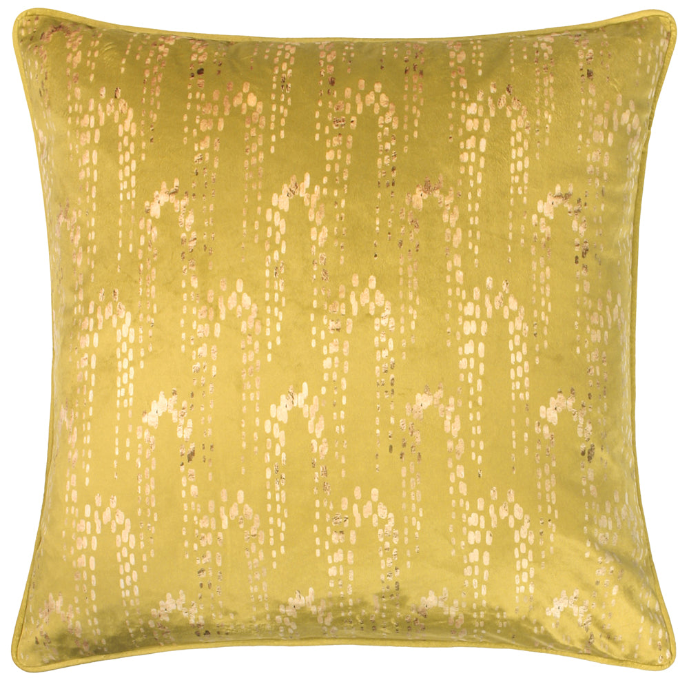 Wisteria Printed Velvet Cushion