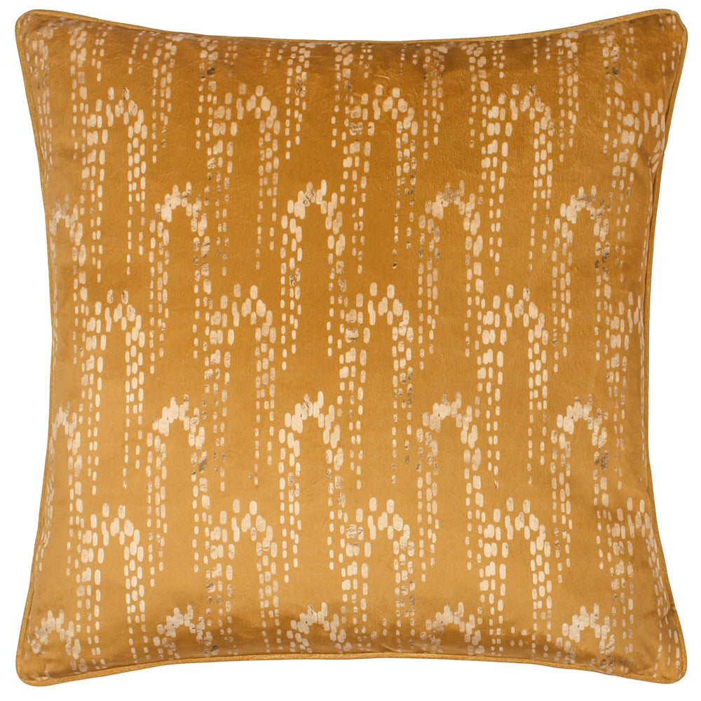 Wisteria Printed Velvet Cushion