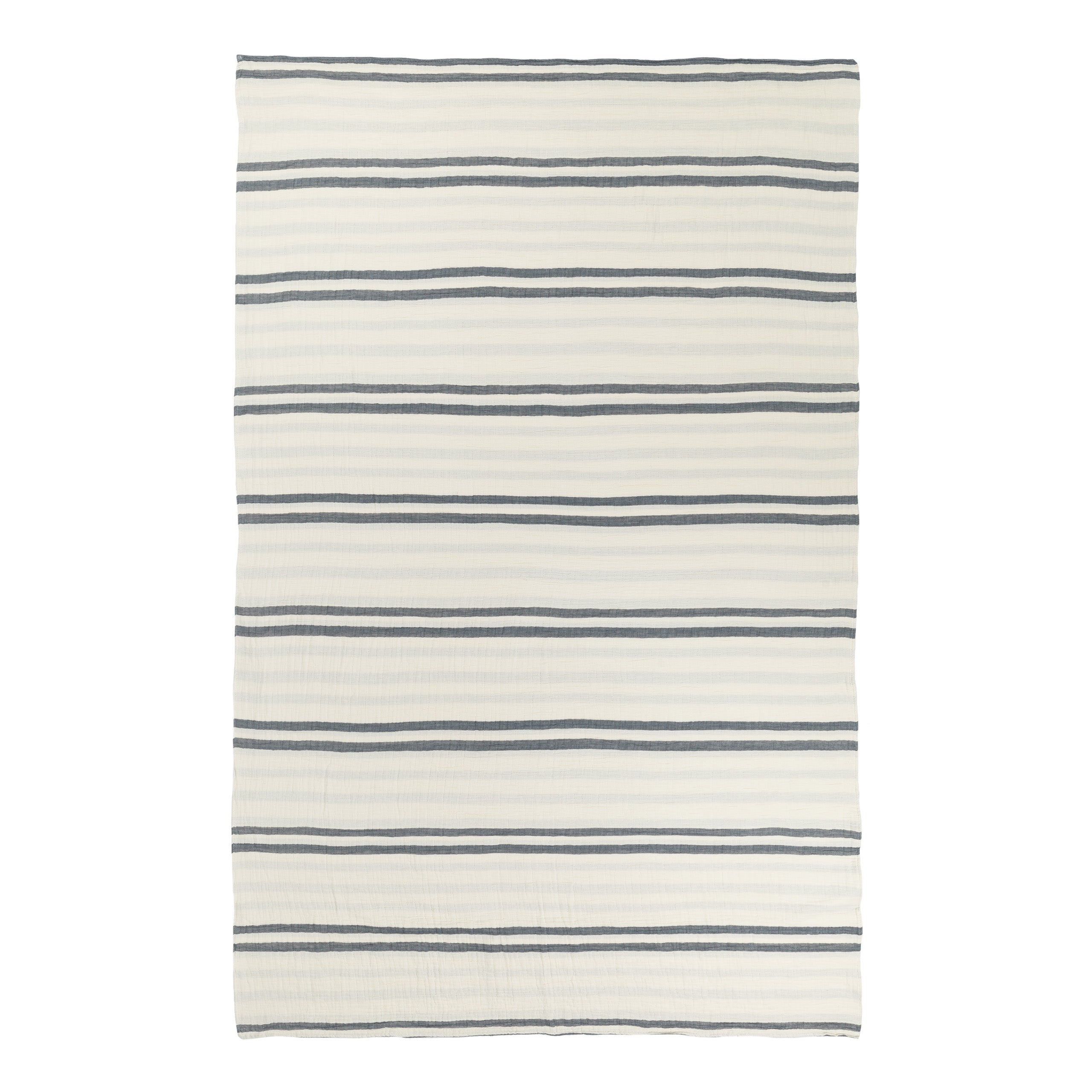 Woven Stripe 100% Cotton Bedspread