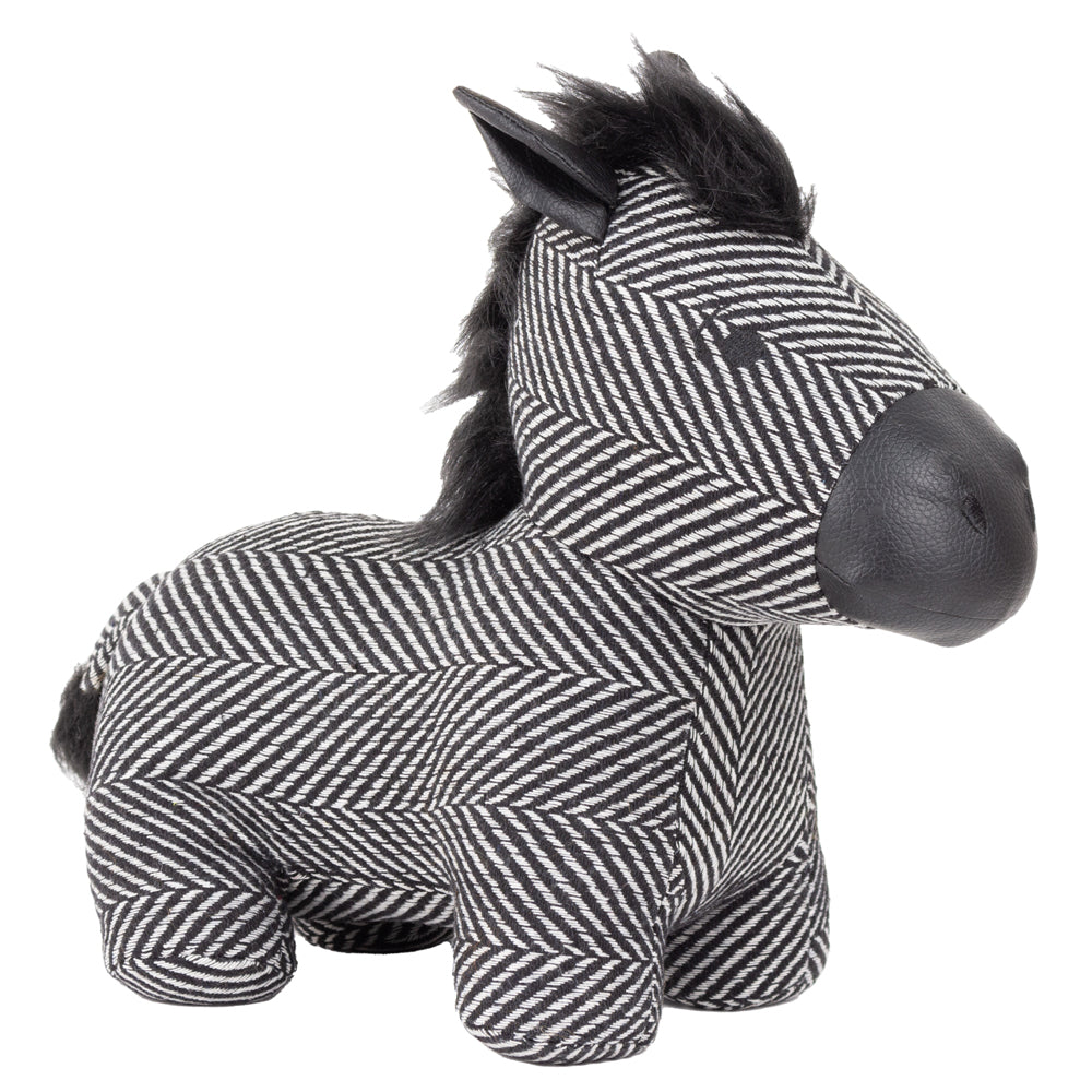 Zebra Jacquard Door Stop