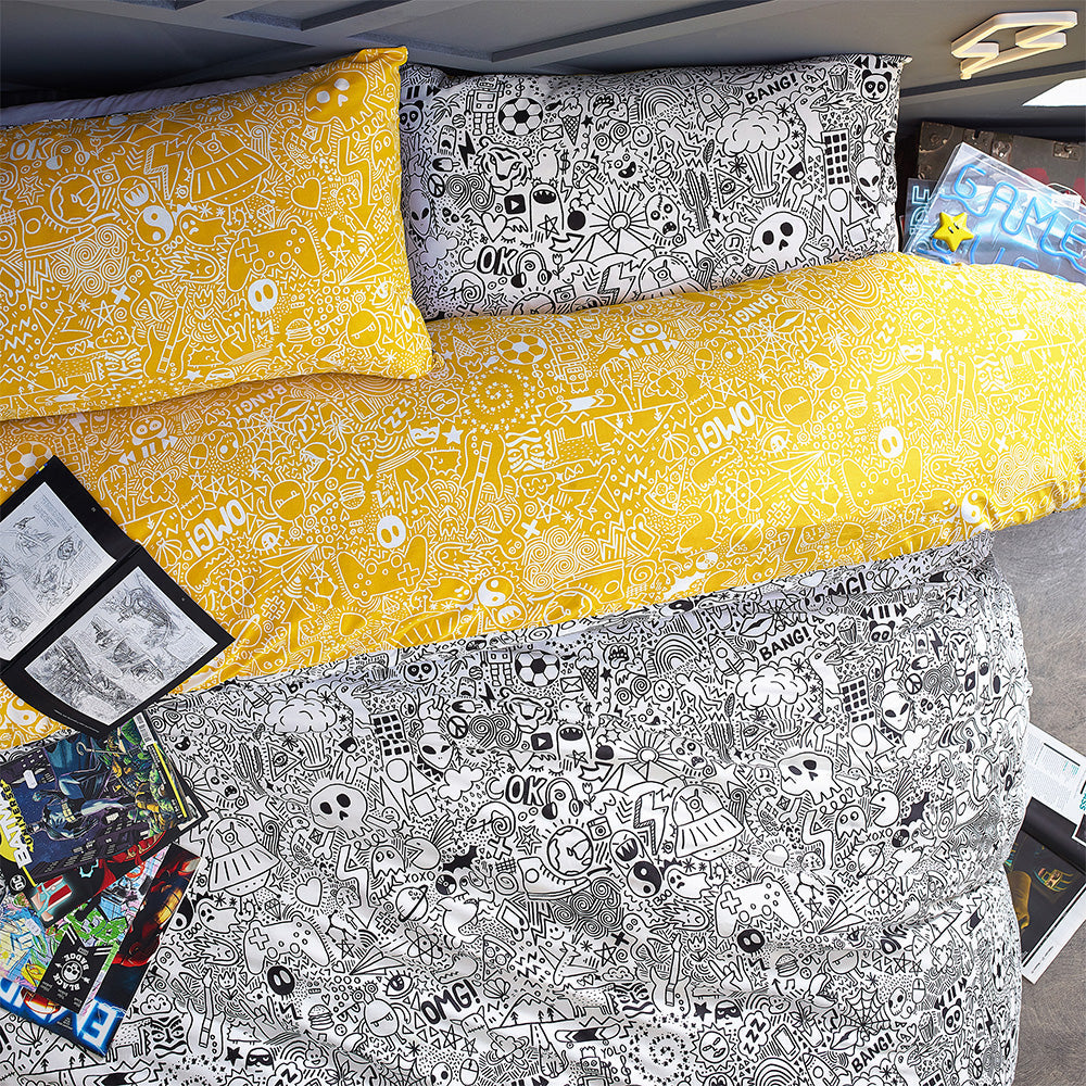 Doodles Duvet Cover Set