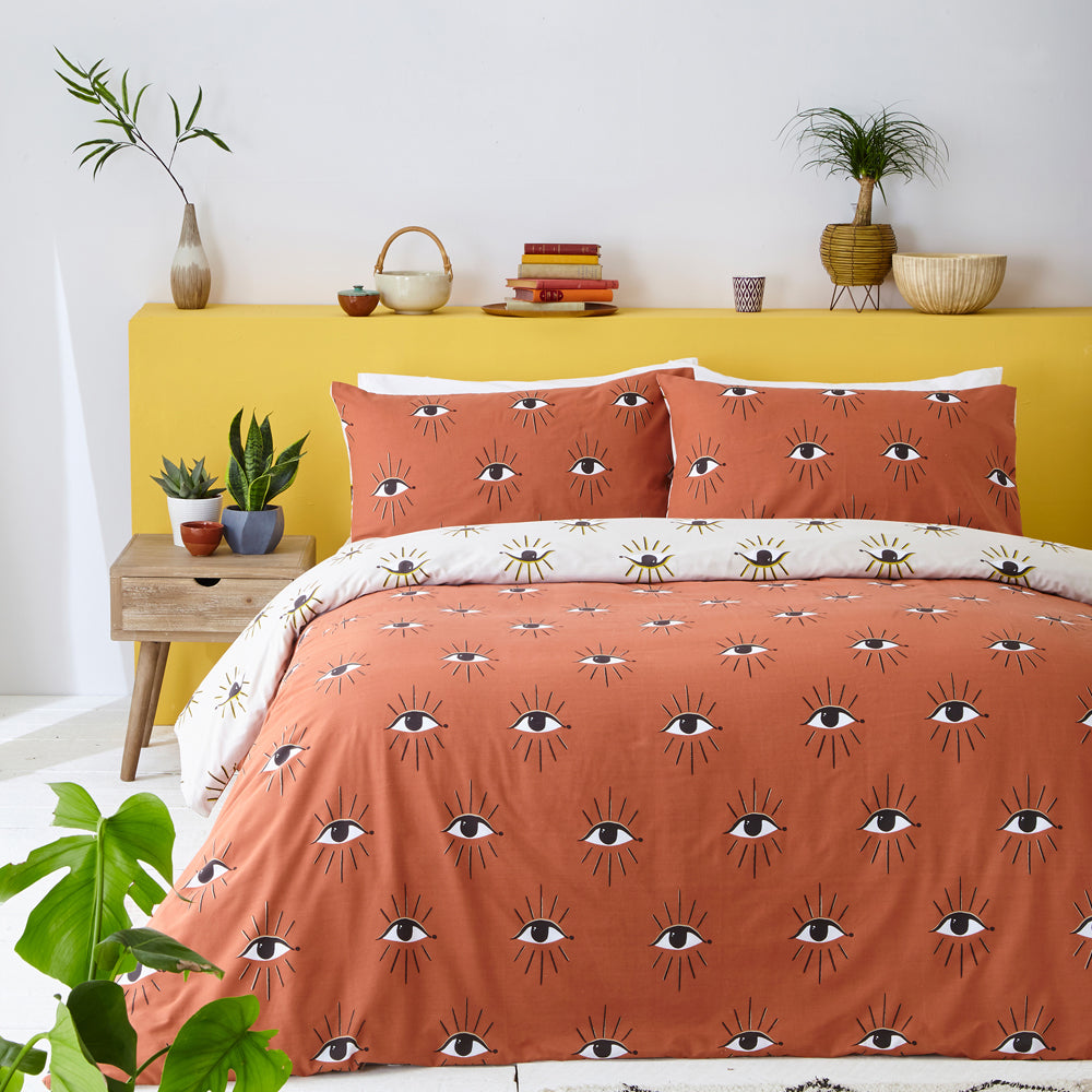 Theia Abstract Eye Duvet Cover Set