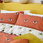 Theia Abstract Eye Duvet Cover Set