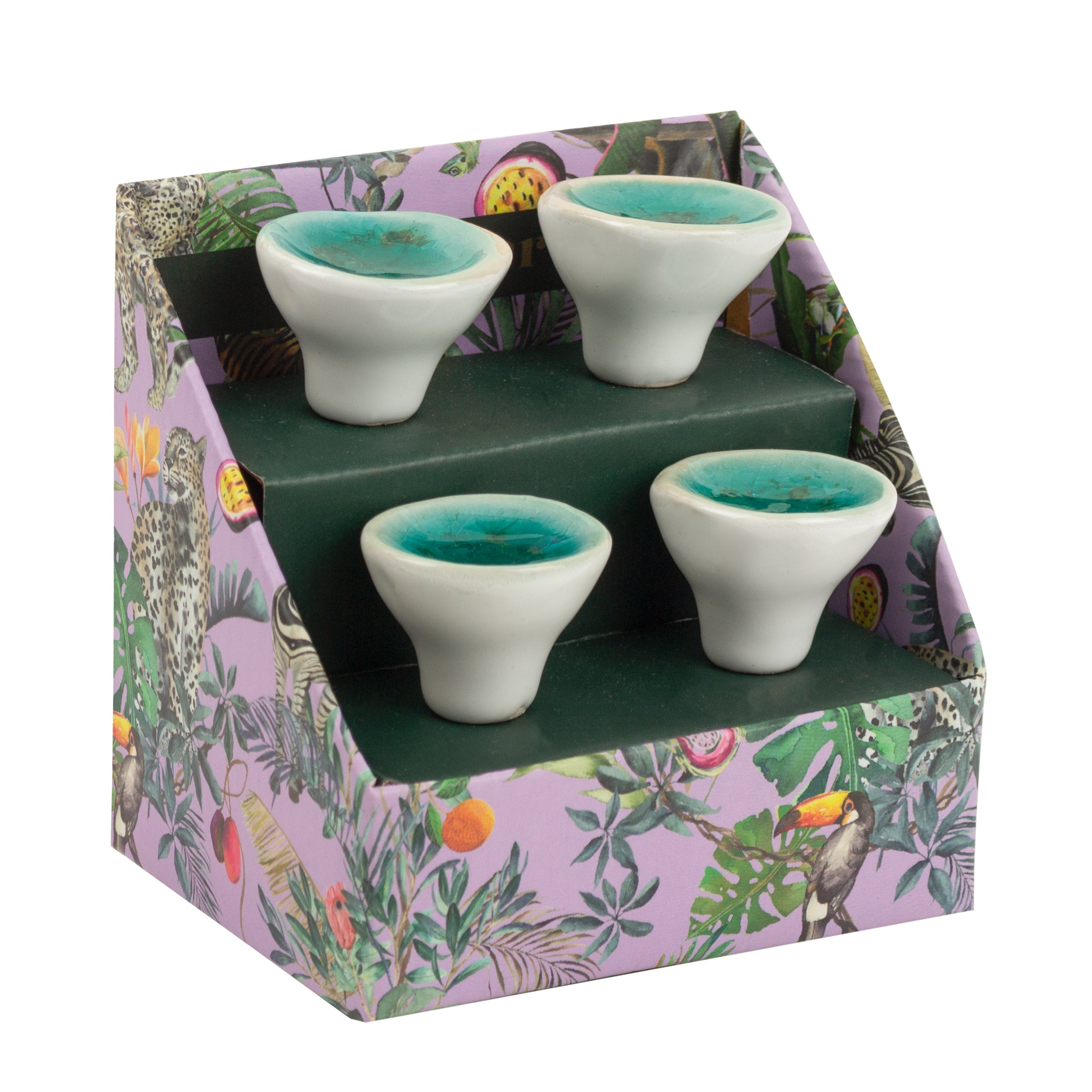 Ceramic Set of 4 Drawer Knobs