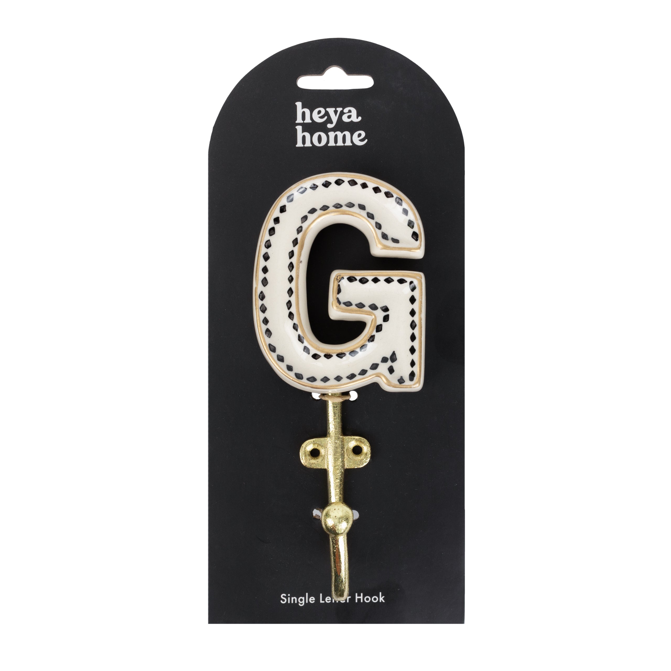 Alphabet G Set of 1 Wall Hooks