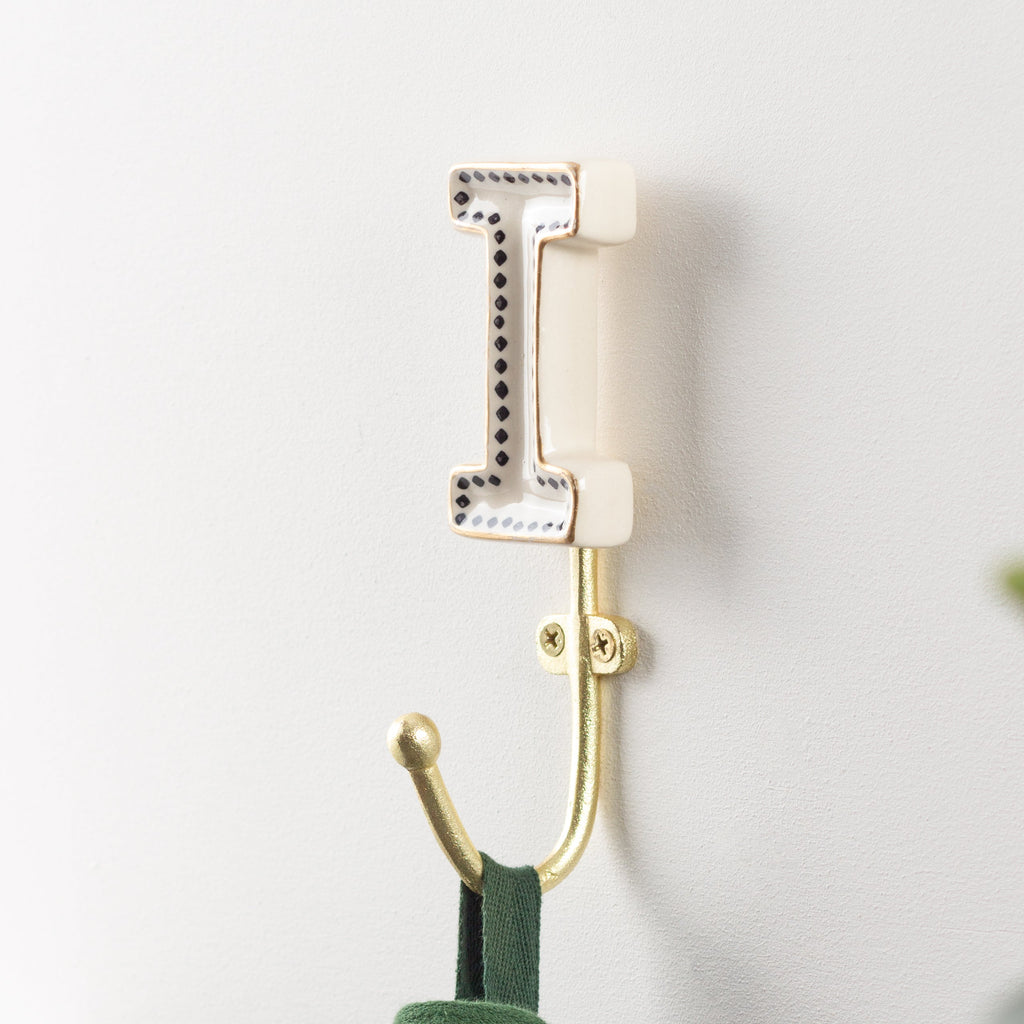 Alphabet I Set of 1 Wall Hooks