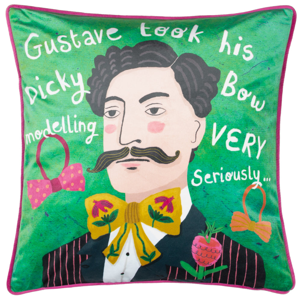 Gustave Illustrated Cushion