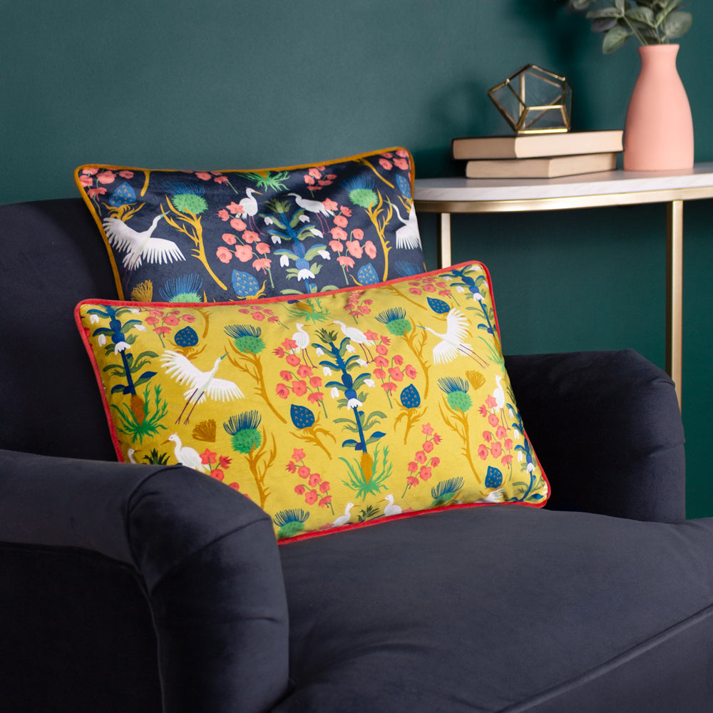 Herons Illustrated Cushion