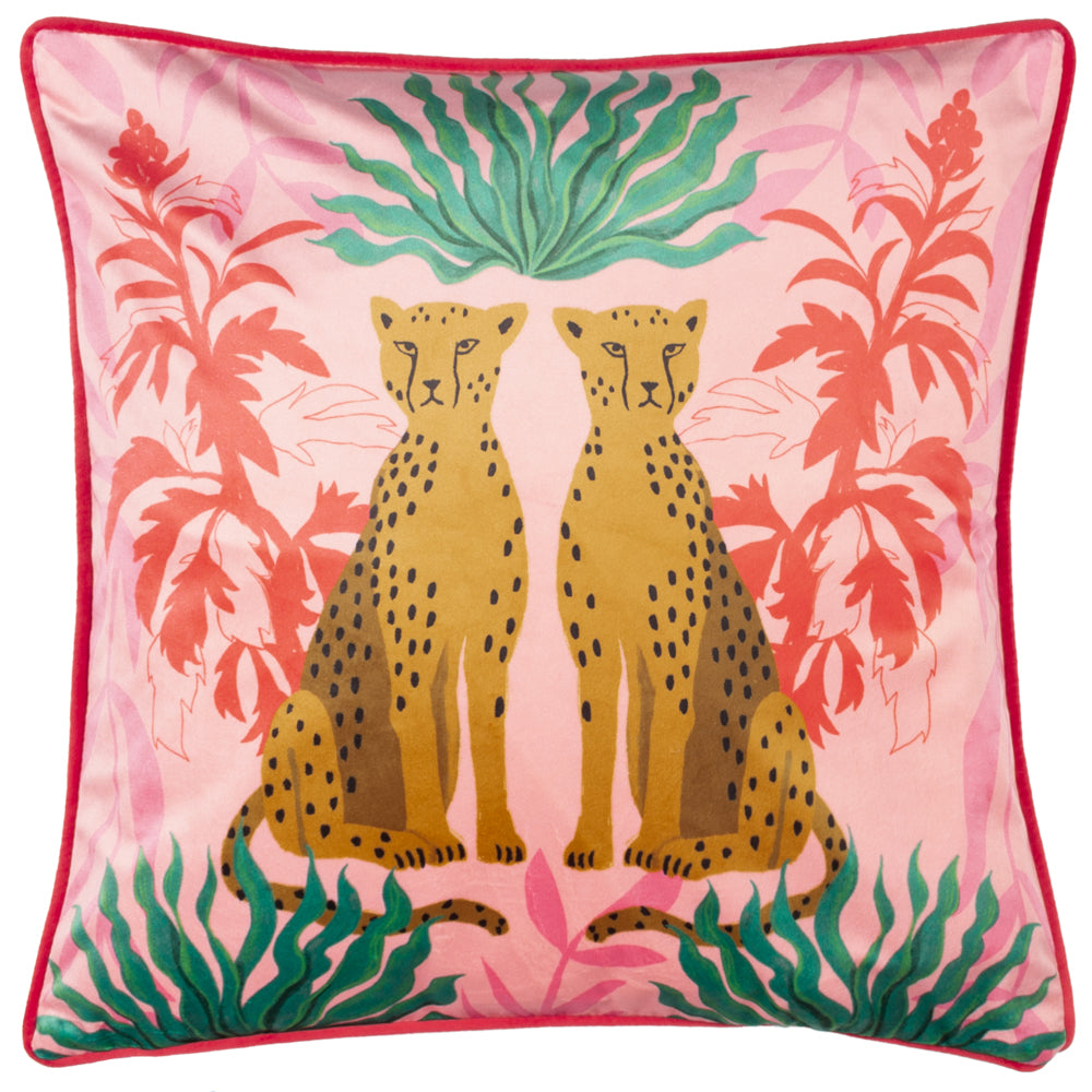 Leopards Illustrated Cushion