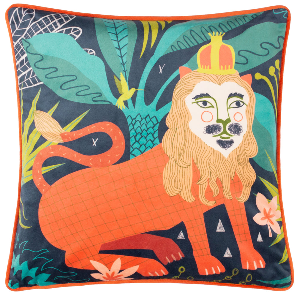 Lion Illustrated Cushion