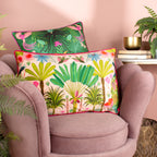 Maximalist Illustrated Cushion