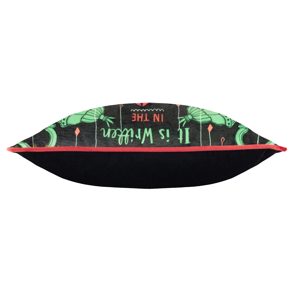 Tea Leaves Illustrated Cushion