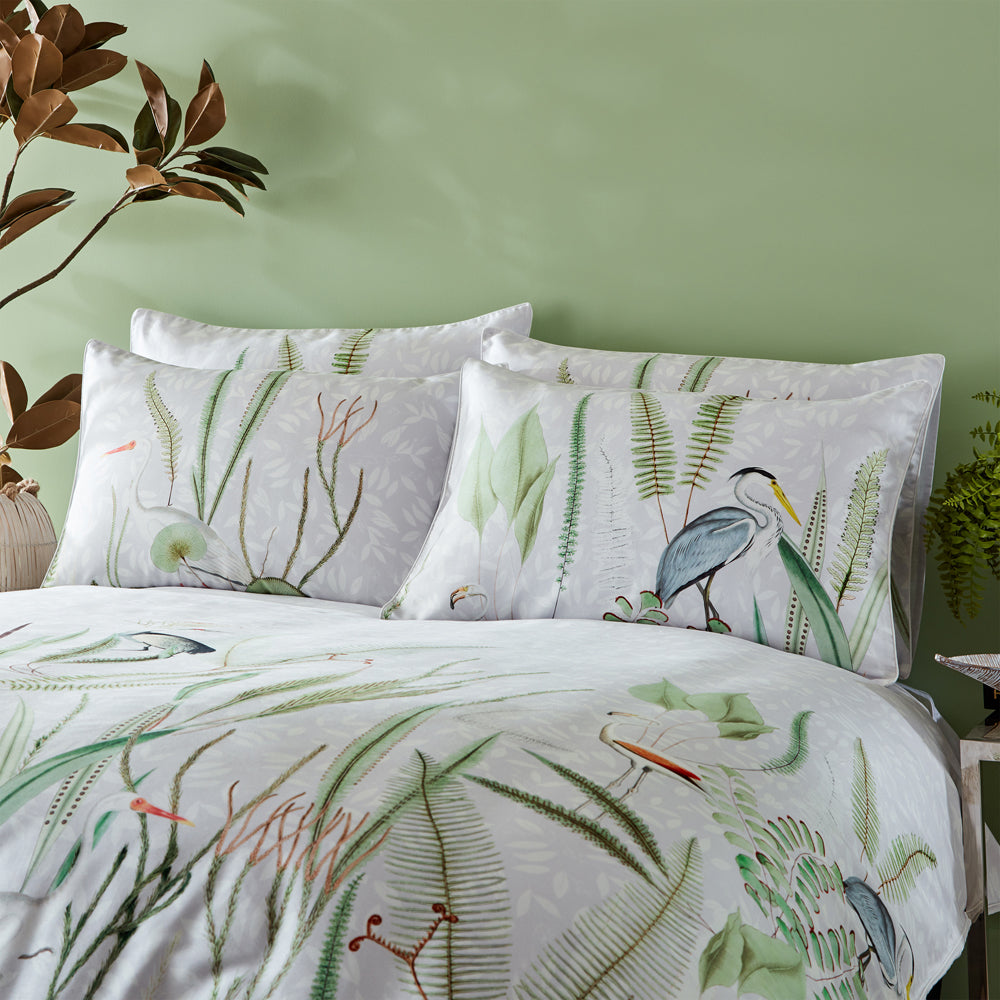Aaliyah Botanical 100% Cotton Duvet Cover Set