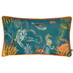 Abyss Sea Creatures Rectangular Cushion