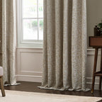 Acorn Tonal Matt Jacquard Pencil Pleat Curtains
