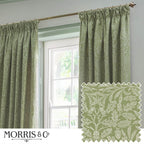 Acorn Tonal Matt Jacquard Pencil Pleat Curtains