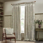 Acorn Multi Floral Jacquard Pencil Pleat Curtains