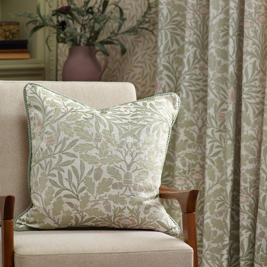 Acorn Multi Floral Jacquard Pencil Pleat Curtains