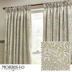 Acorn Multi Floral Jacquard Pencil Pleat Curtains