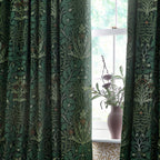 Acorn Multi Floral Jacquard Pencil Pleat Curtains