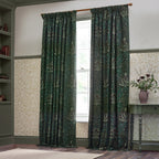 Acorn Multi Floral Jacquard Pencil Pleat Curtains