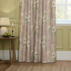 Adele Floral Chenille Pencil Pleat Curtains