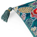 Adeline Rectangular Cushion Teal