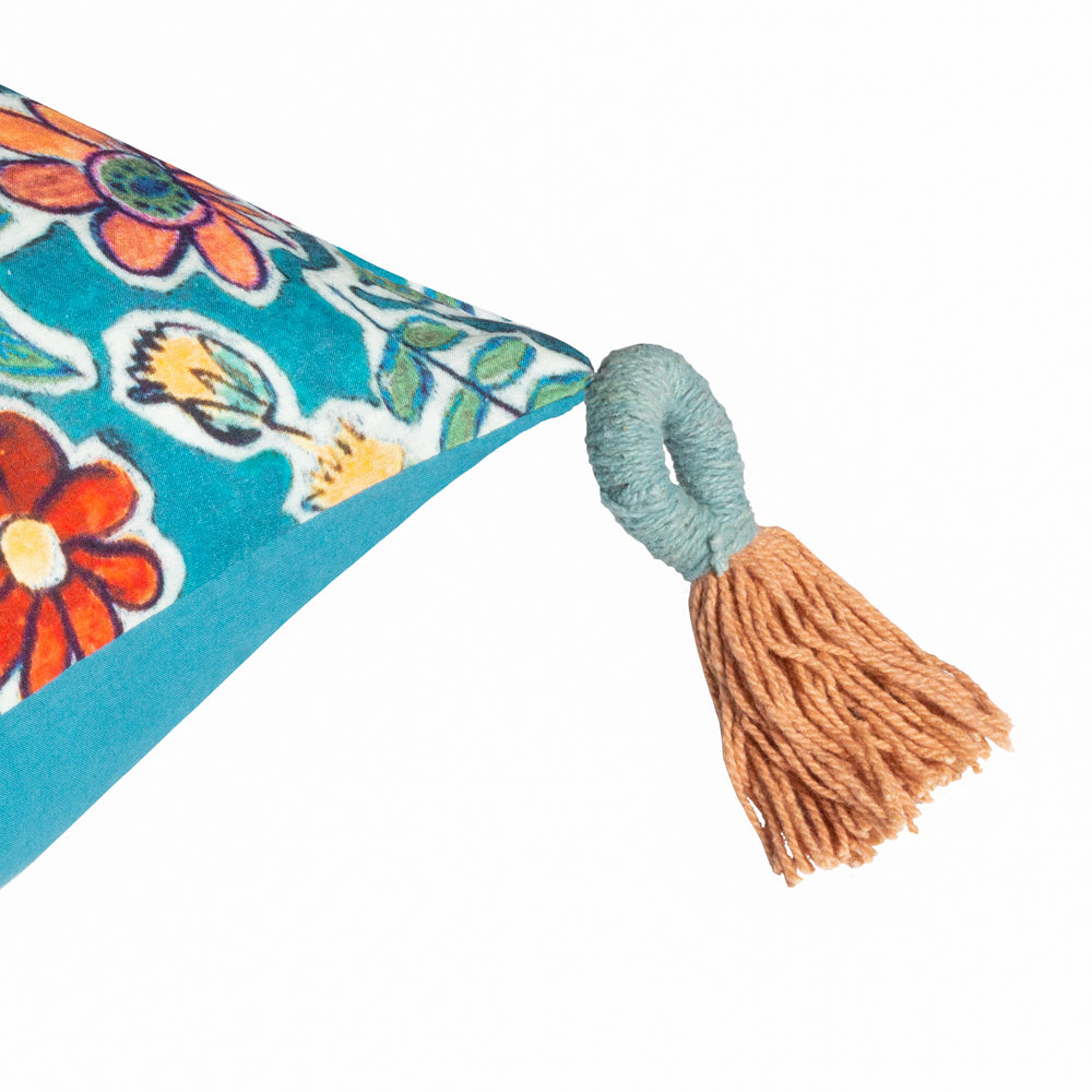 Adeline Square Cushion Blue