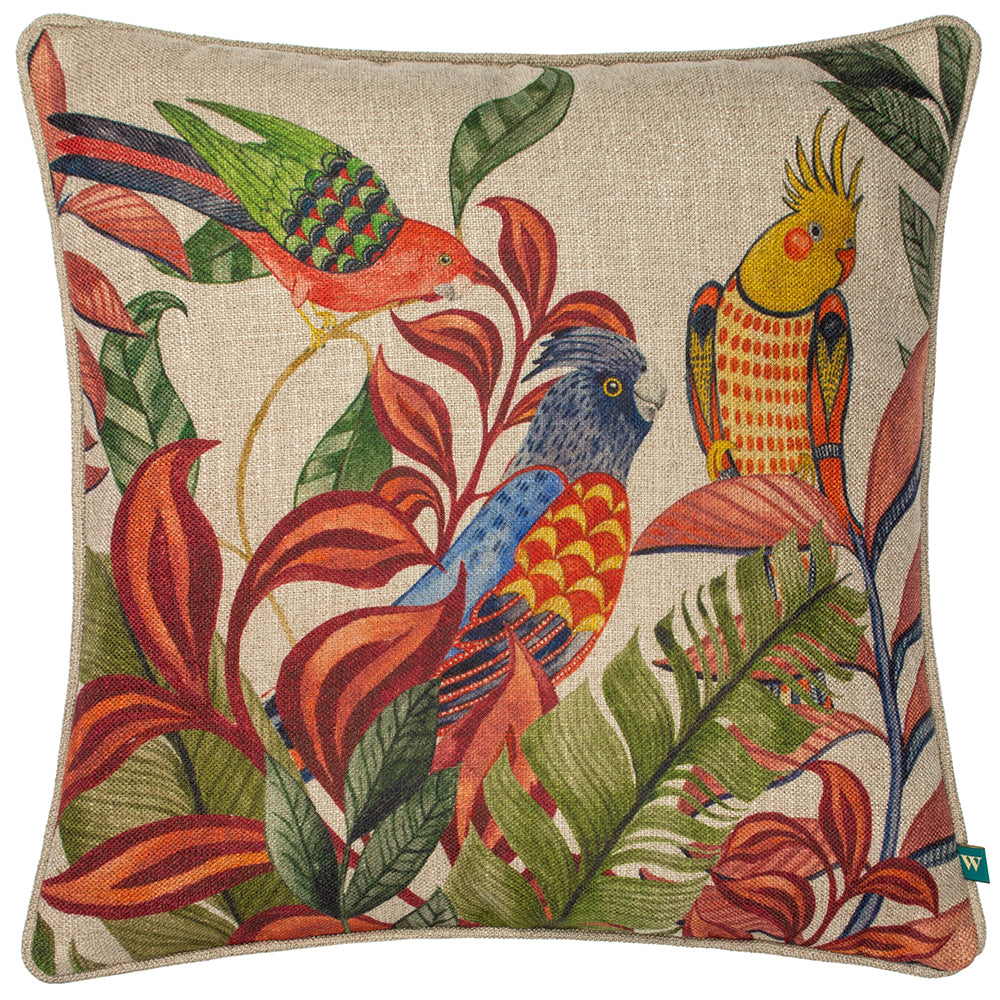 Akamba Parrot Scene Cushion