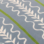 Albera Stripe Piped Velvet Cushion